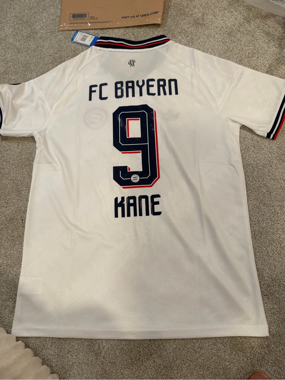 Adidas 26/27 FC Bayern Munich Harry Kane #9 White Away Jersey slim fit soccer